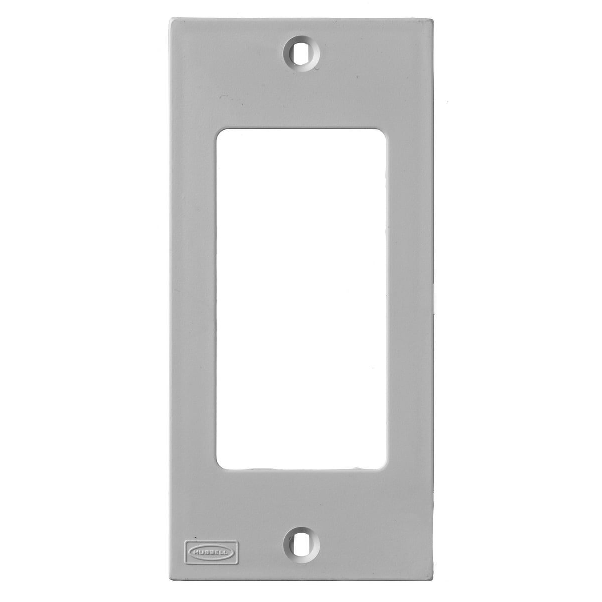 Hubbell Wiring Device Kellems, Din Rail Utility Box, Device Plate,Styleline Opening, Gray