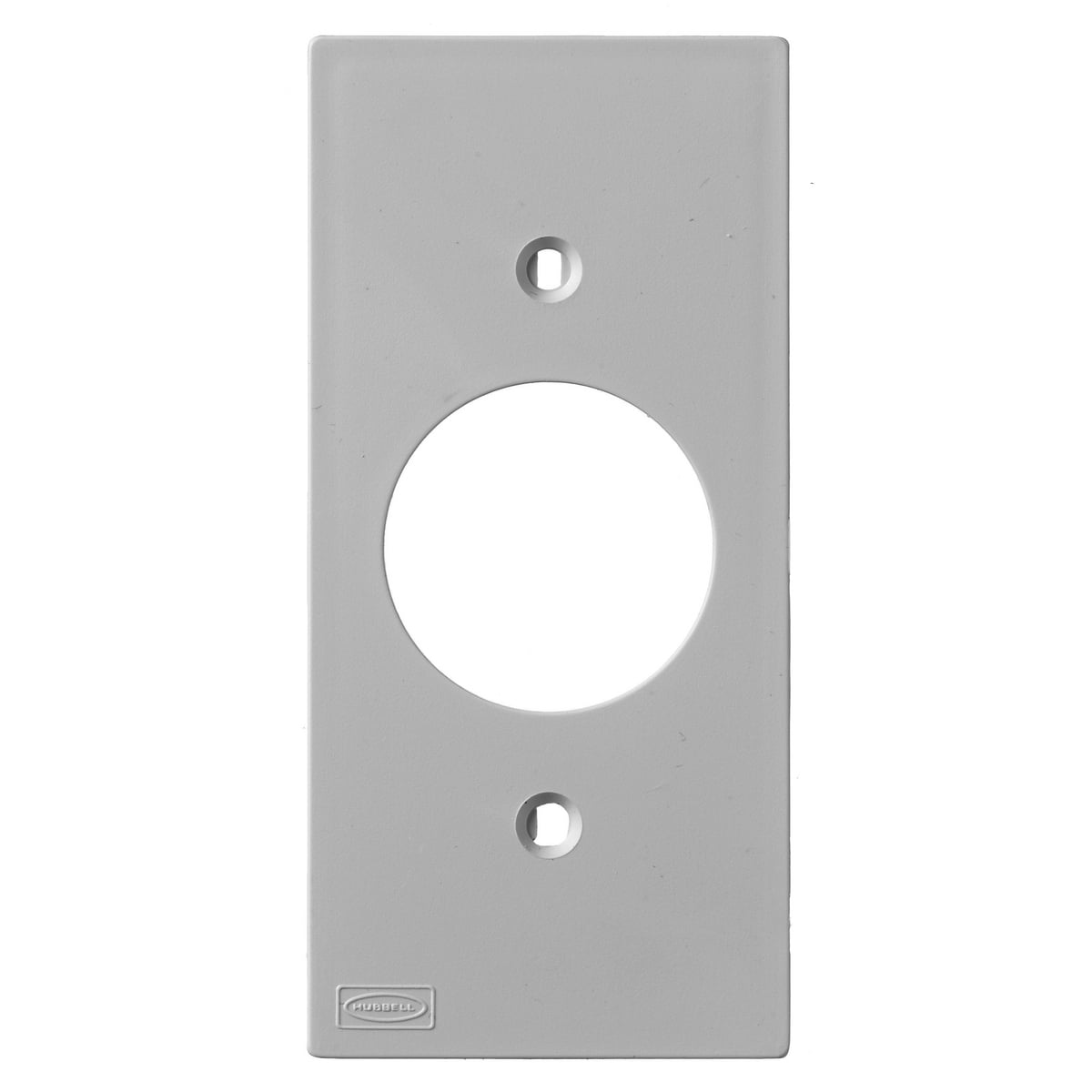 Din Rail Utility Box, Device Plate, 1.40" Opening, Gray.