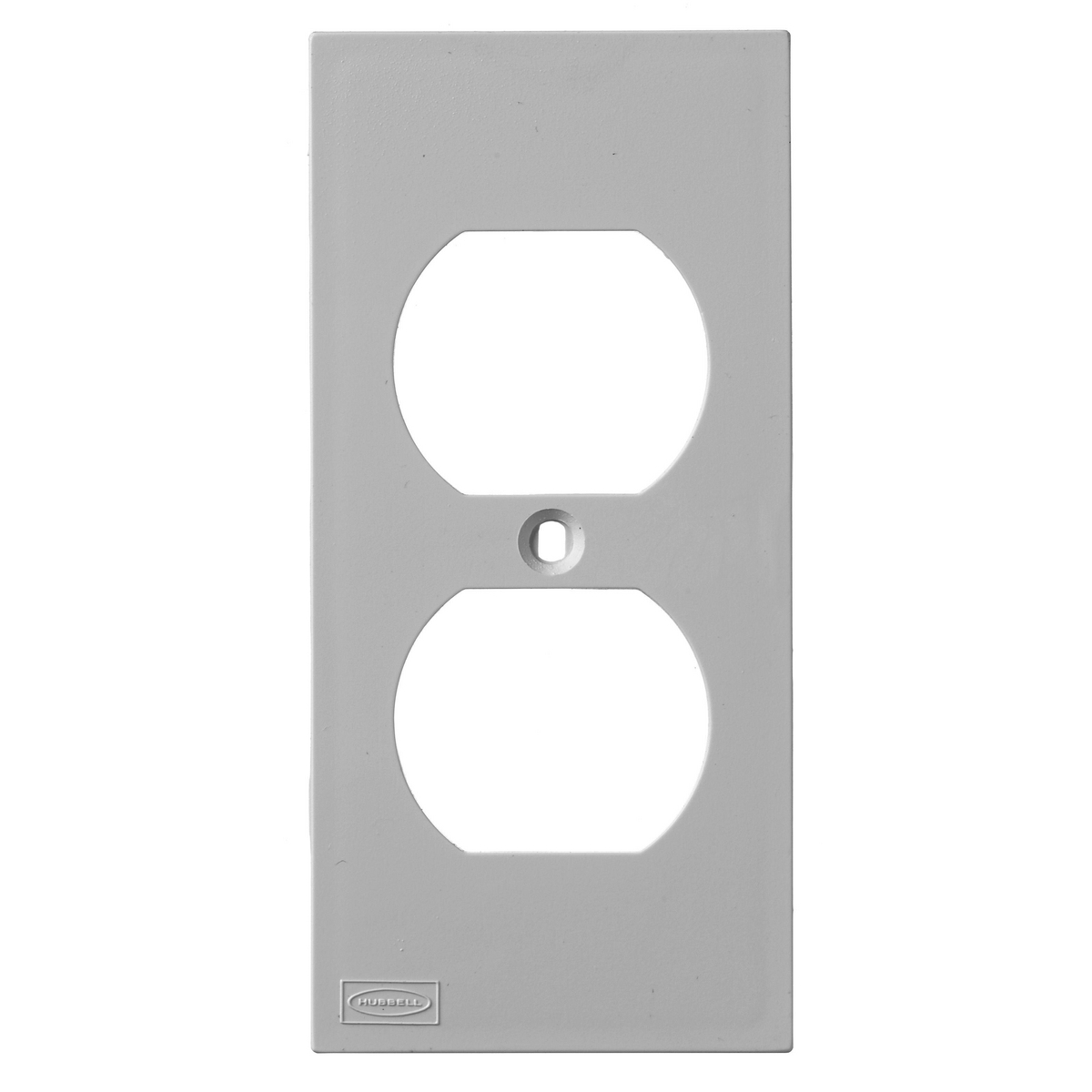 Din Rail Utility Box, Device Plate, Duplex Opening, Gray.