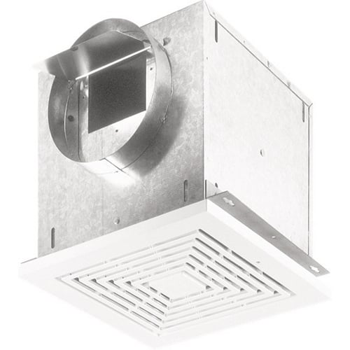 Broan LOSONE SELECT 109 CFM High Capacity Ceiling Mount Ventilation Fan, 0.9 Sones