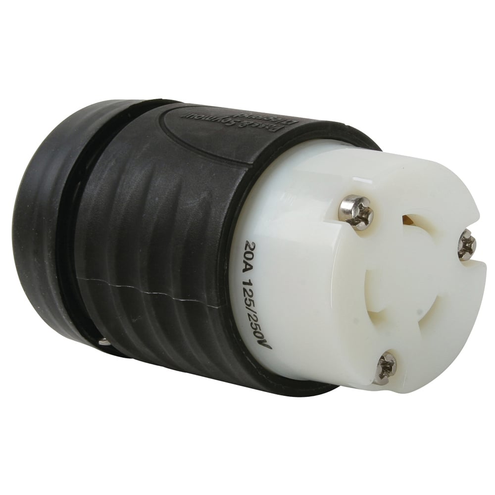 Turnlok Connector 3wire 20amp 125/250v