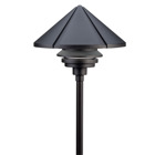 Versatile fixture with wider light distribution for paths and low areas of groundcover. Stem or bollard, ordered separately.