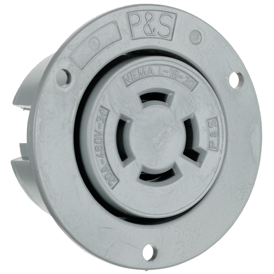Flanged Outlet 4wire 20amp 480volt Turnlok
