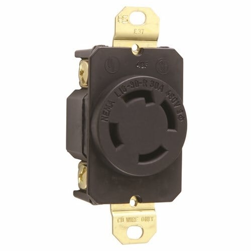 Turnlok Single Receptacle 4wire 30amp 3phase 480volt