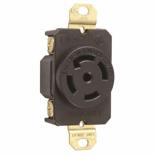 Turnlok Single Receptacle 5wire 30amp 3phase 120/208v