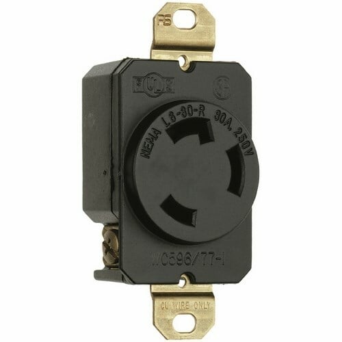 Turnlok Receptacle Single 3wire 30amp 250volt