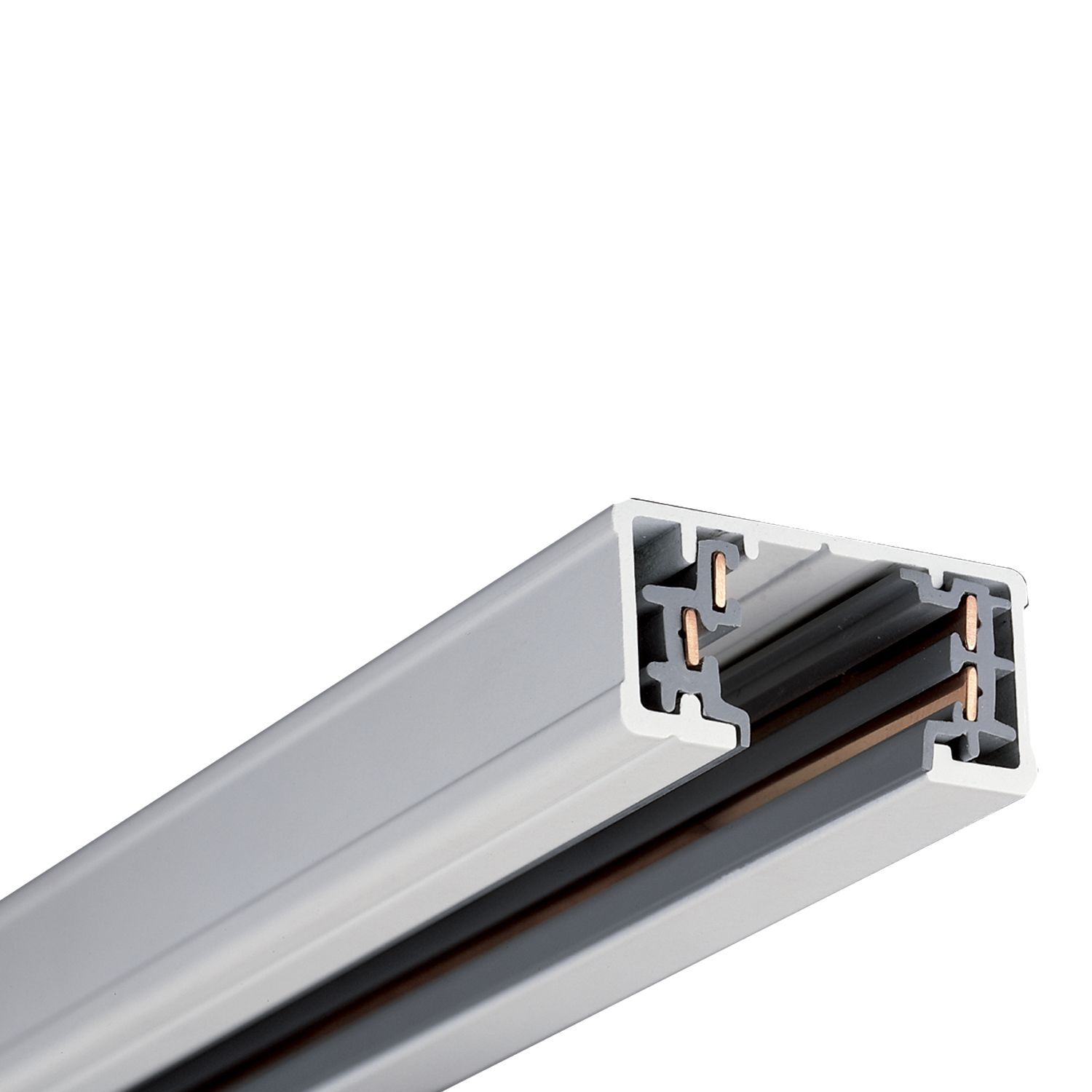 TWO CIRCUIT TRAC, 12FT, WHITE