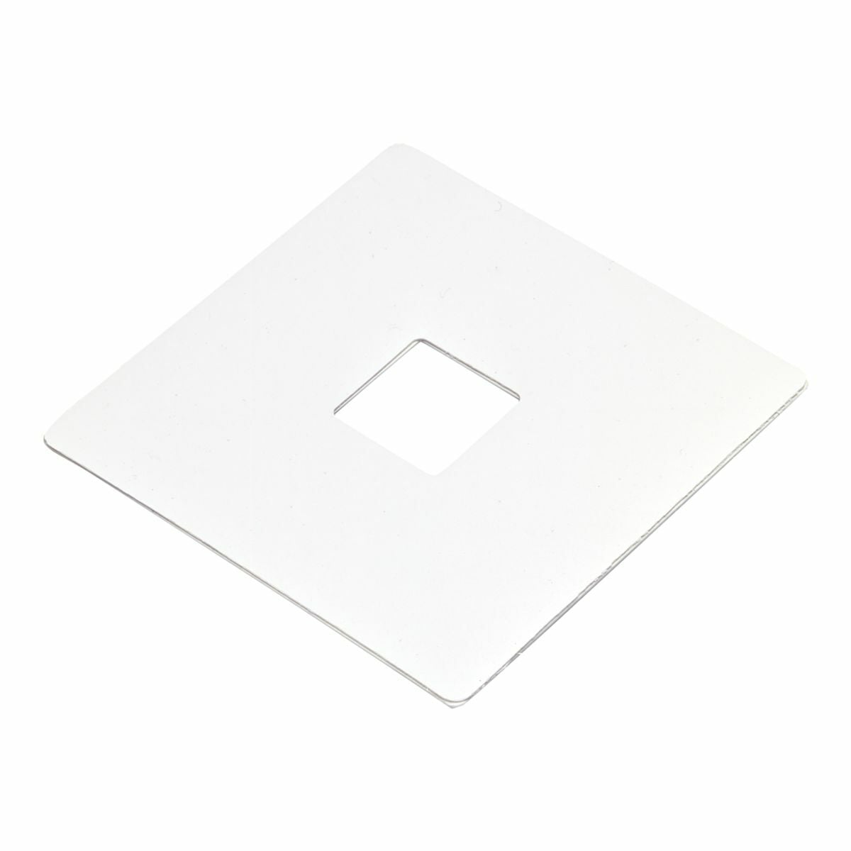 OUTLET BOX COVER, WHITE