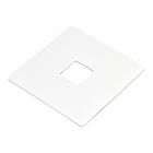 OUTLET BOX COVER, WHITE
