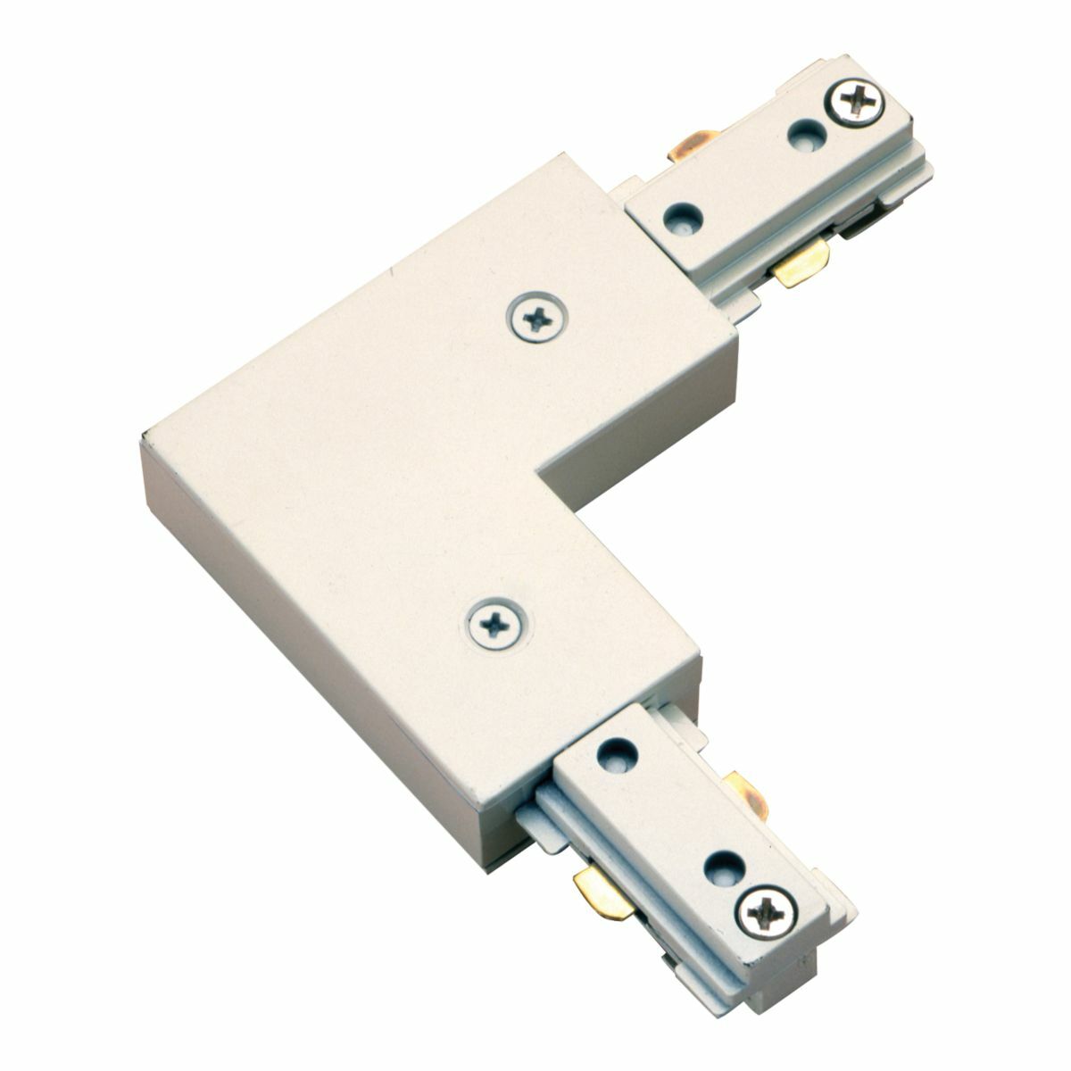 L CONNECTOR, SINGLE CIRCUIT, WHITE
