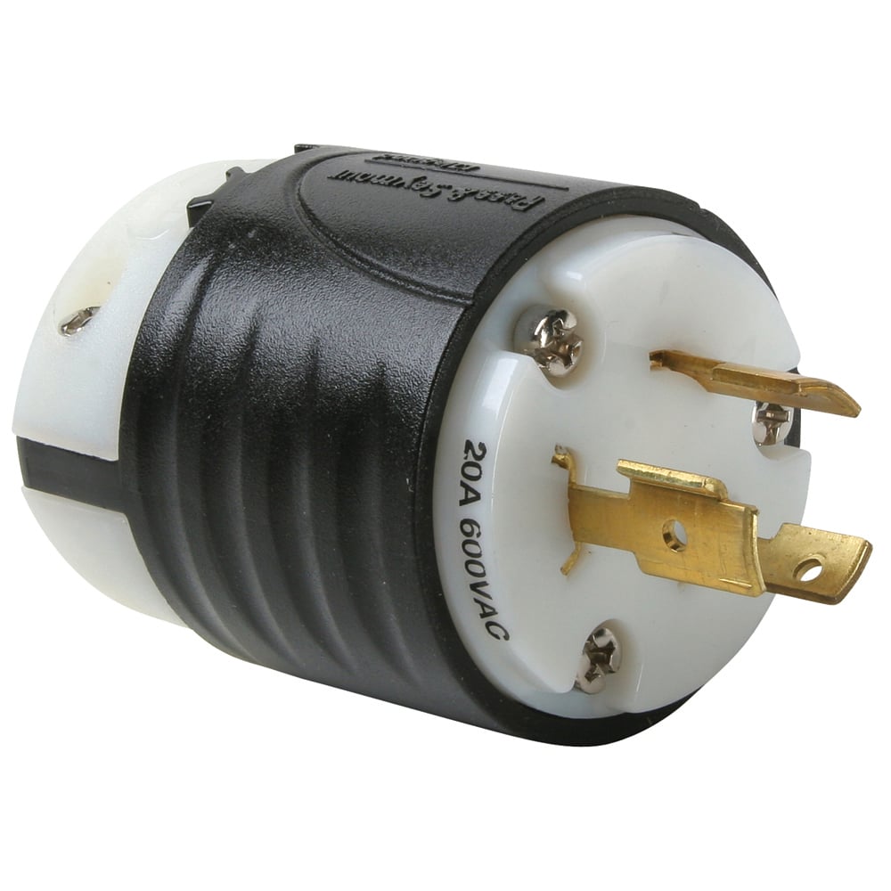 Turnlok Plug, 3wire 20amp 600volt, IP20 Suitability, L9-20P