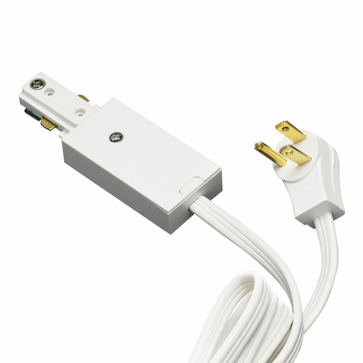CORD & PLUG CONNECTOR, SINGLE CIRCUIT, WHITE