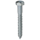 Hex Head Lag Screw, Steel material, 1/2 x 2-1/2 in. Size, Zinc Plated Finish, 3/4 in. head size