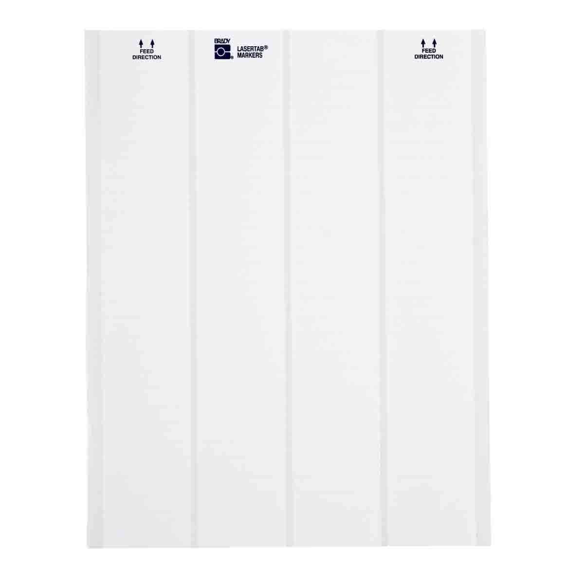 Lbls 2.625 in H x 1 in W WT, CL 48/PK