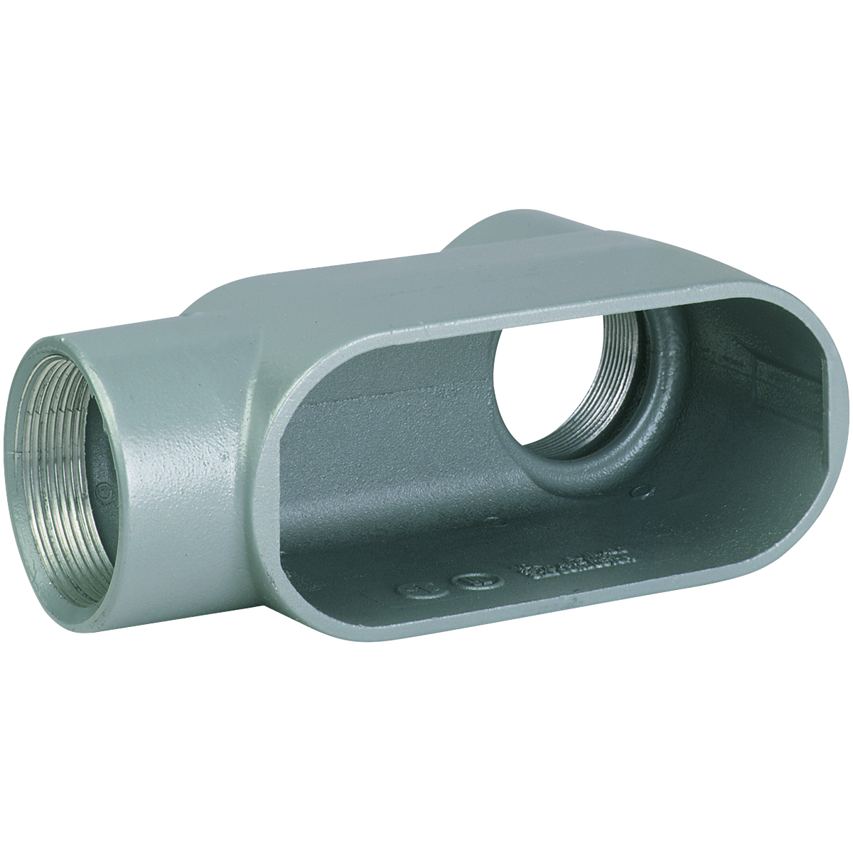 DURALOY 7 SERIES - IRON CONDUIT BODY - LB TYPE - HUB SIZE 1-1/2 INCH -VOLUME 26.0 CUBIC INCHES
