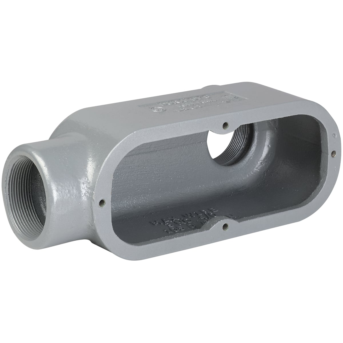 DURALOY 8 SERIES - IRON CONDUIT BODY - LB TYPE - HUB SIZE 2 INCH -VOLUME 105.0 CUBIC INCHES