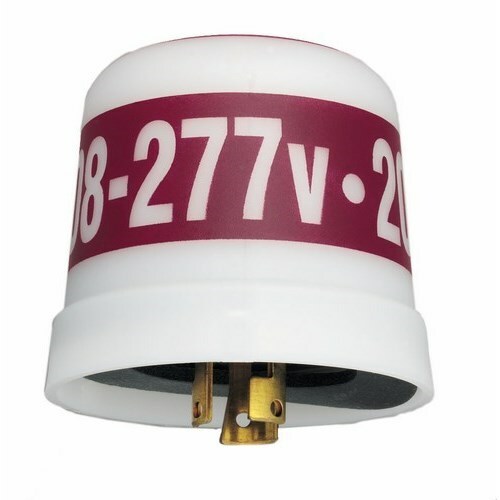 The 208-277 V 50/60 Hz. 1700-2300 Watt "T" Locking Type The LC4500 Series Photo Controls feature low cost locking-type mounting, and thermal-type controls for street lighting and other applications requiring a twist and lock type plug connection. Thermal-type photo controls provide dusk-to-dawn lighting control and a delay action, which eliminates loads switching OFF due to car headlights and lightning. The thermal-type controls feature a cadmium sulfide photocell and polypropylene case to seal out moisture. The design utilizes a dual temperature compensating bimetal and composite resistor for reliable long life operation over ambient temperature extremes.