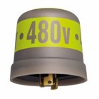 The 480V 50/60Hz 1000 WATT "T" LOCKING TYPE The LC4500 Series Photo Controls feature low cost locking-type mounting, and thermal-type controls for street lighting and other applications requiring a twist and lock type plug connection. Thermal-type photo controls provide dusk-to-dawn lighting control and a delay action, which eliminates loads switching OFF due to car headlights and lightning. The thermal-type controls feature a cadmium sulfide photocell and polypropylene case to seal out moisture. The design utilizes a dual temperature compensating bimetal and composite resistor for reliable long life operation over ambient temperature extremes.