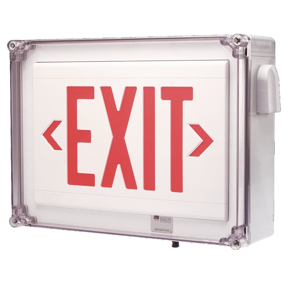 SIGN EXIT LED EM RED UL 50 WET