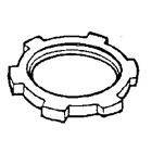 Sealing Lock Nut, Steel construction, Zinc Plated Finish, 1-1/4 in. Size