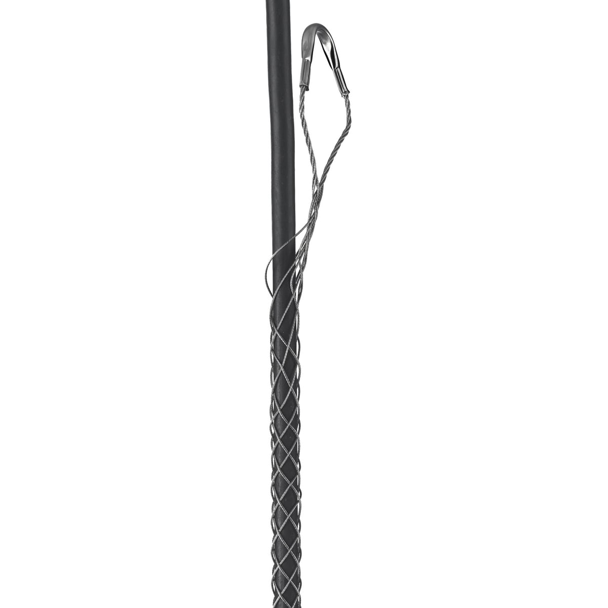 Support Grips, Offset Eye, Single Weave, Closed Mesh, Stainless Steel, 0.50-0.62"