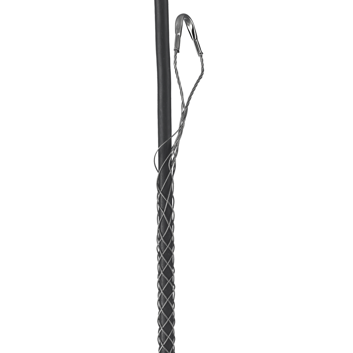 Support Grips, Offset Eye, Single Weave, Closed Mesh, Stainless Steel, 0.75-0.99"
