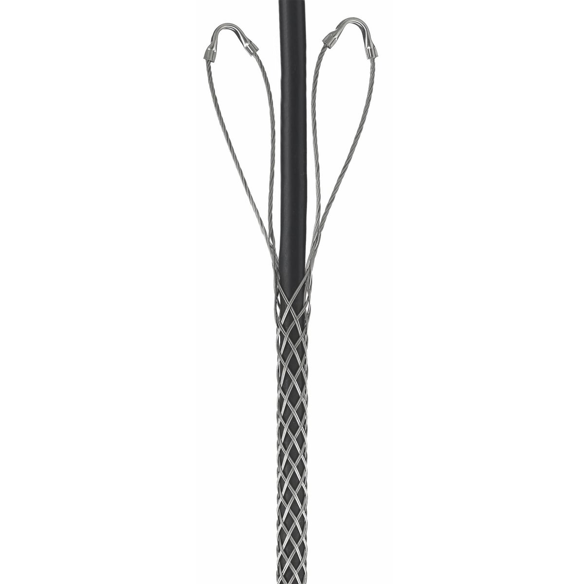 Support Grips, Double Eye, Double Weave, Closed Mesh, Stainless Steel, 2.00-2.49"
