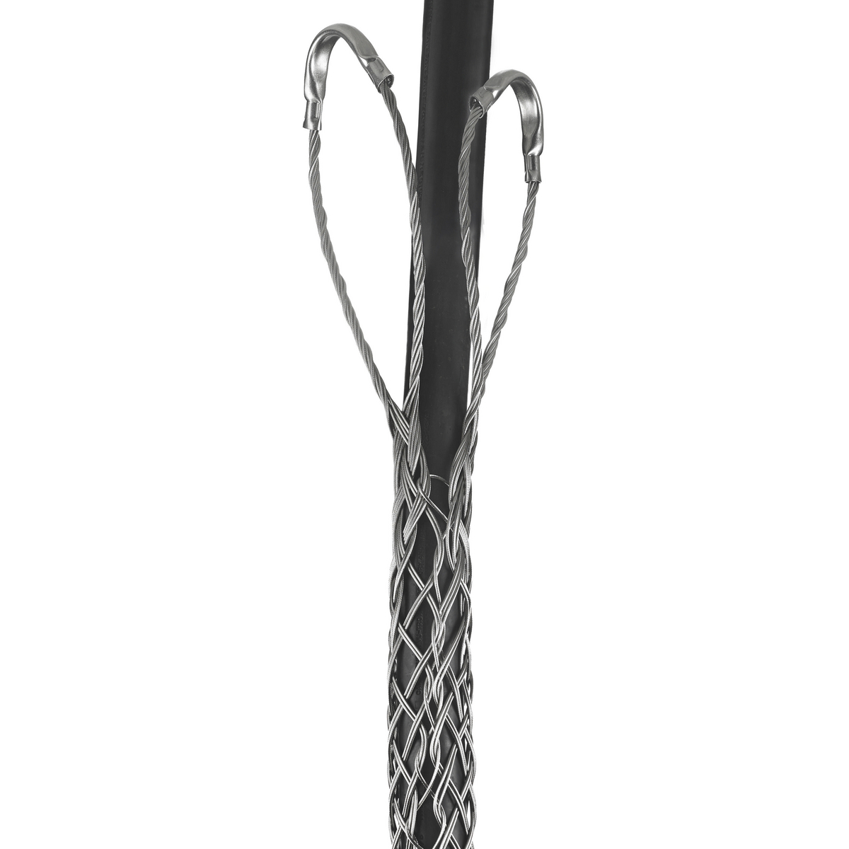 Support Grips, Double Eye, Double Weave, Split Mesh, Lace Closing, Stainless Steel, 2.50-2.99"