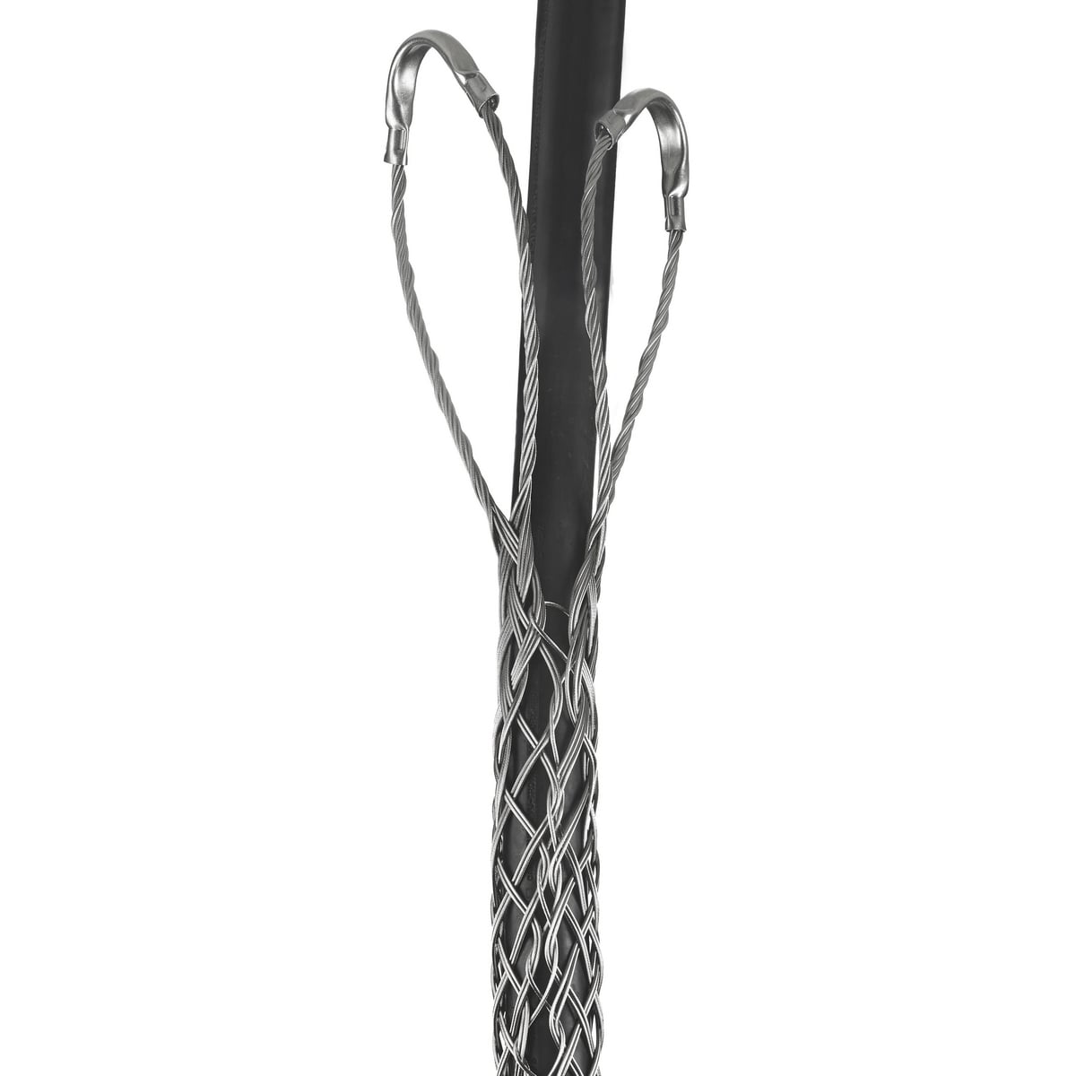 Support Grips, Double Eye, Double Weave, Split Mesh, Lace Closing, Stainless Steel, 3.00-3.49"
