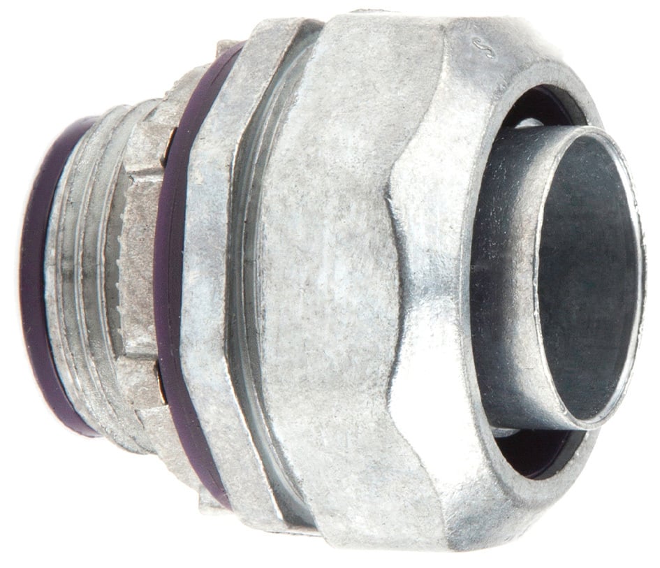 Straight Insulated, 1 in. Size, Threaded connection, Die Cast Zinc material