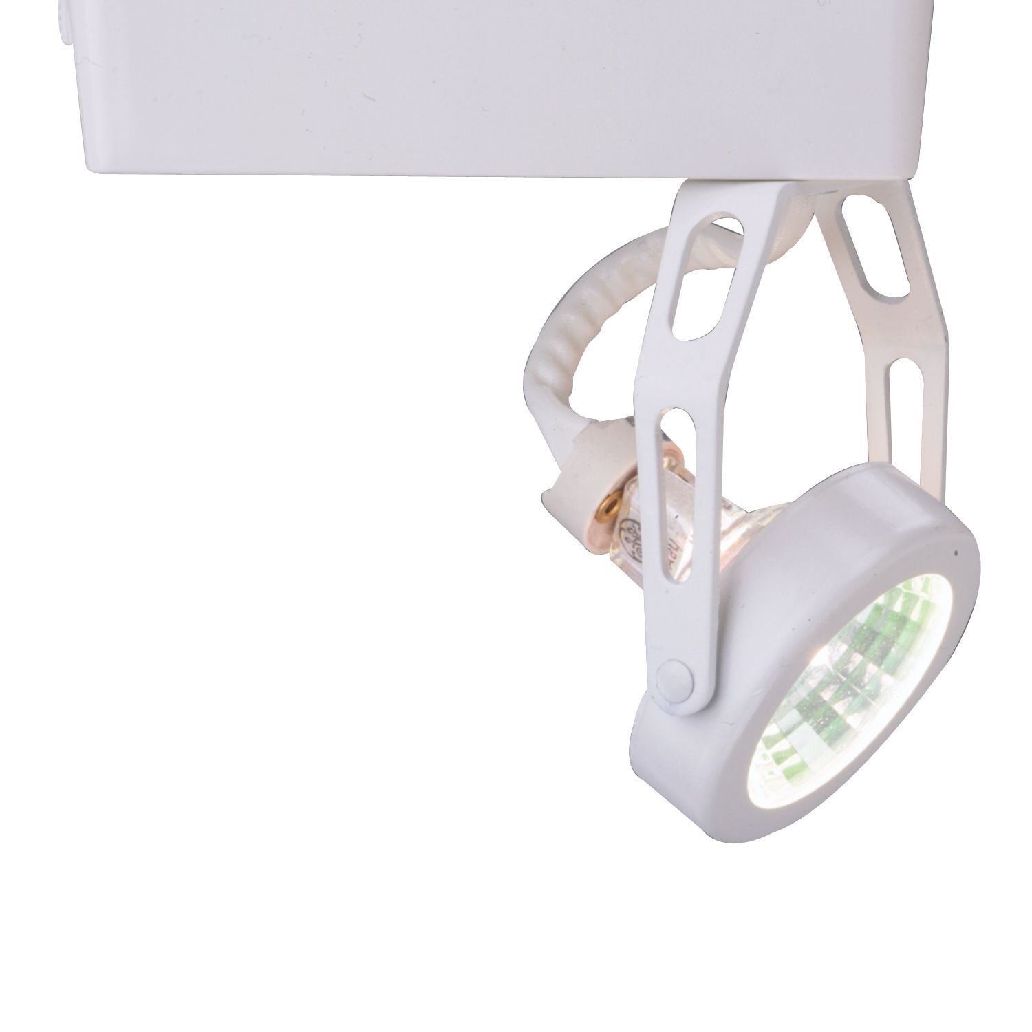 LAZER LOW VOLTAGE GIMBAL RING, ELECTRONIC TRANSFORMER, WHITE, MR16