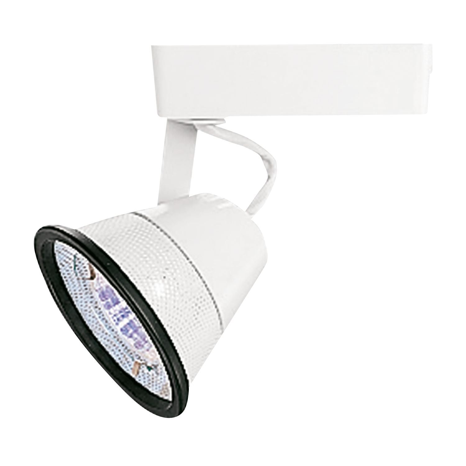 LAZER LOW VOLTAGE PERFORATED BELL, ELECTRONIC TRANSFORMER, WHITE, MR16