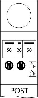 Midwest Electric?s metallic RV units are manufactured using 16-gauge, galvanized zinc-coated steel and NEMA 3R construction, which resists corrosion and fading and provides lasting service in outdoor applications.  Units are available in surface mount and earth burial or padmount posts, offering a wide range of receptacle configurations to fit your needs.