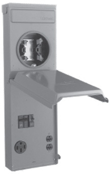 Midwest Electric?s Temporary Power and Power Outlets are a means of providing power required by various construction trades, residential sites, and mobile electrical applications.  Temporary Power and Power Outlets offer one or more receptacles, with or without overcurrent protection, disconnecting, metering, and/or pedestal mounting functions, in a single enclosure of G-90 zinc-coated steel.  The NEMA 3R rainproof enclosure is lockable and engineered to provide maximum protection against weather, vandalism, and normal field use.