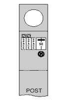 M354CP6 100 Amp, Post, Metered, 50 Amp, Receptacle