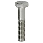 Cap Screw, 18-8 Stainless Steel material, Hex head type, 2 in. length, 1/4 x 2 in. Size, 1/4-20 in. thread size, 7/16 in. head width