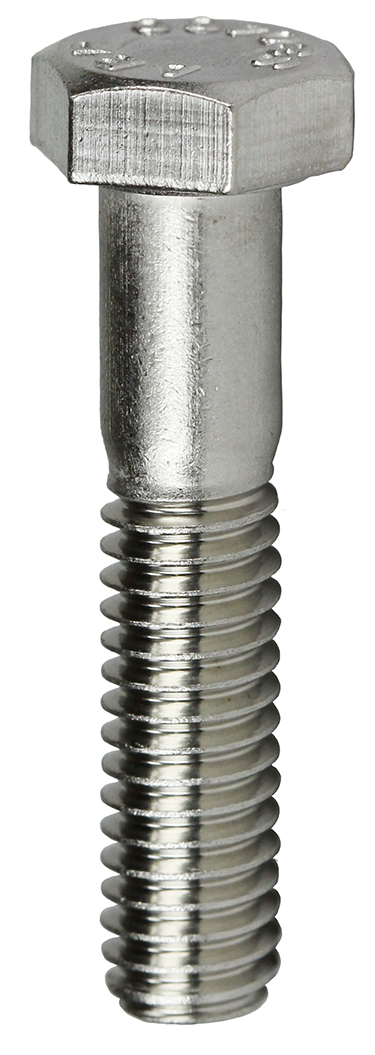 Cap Screw, 18-8 Stainless Steel material, Hex head type, 2 in. length, 5/16 x 2 in. Size, 5/16-18 in. thread size, 1/2 in. head width