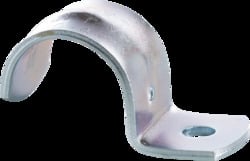 Jiffy Clip, Medium Duty, One Hole strap, Fits 3/4" Rigid/IMC Conduit & SER Cable 1 & 1/0, Zinc Plated