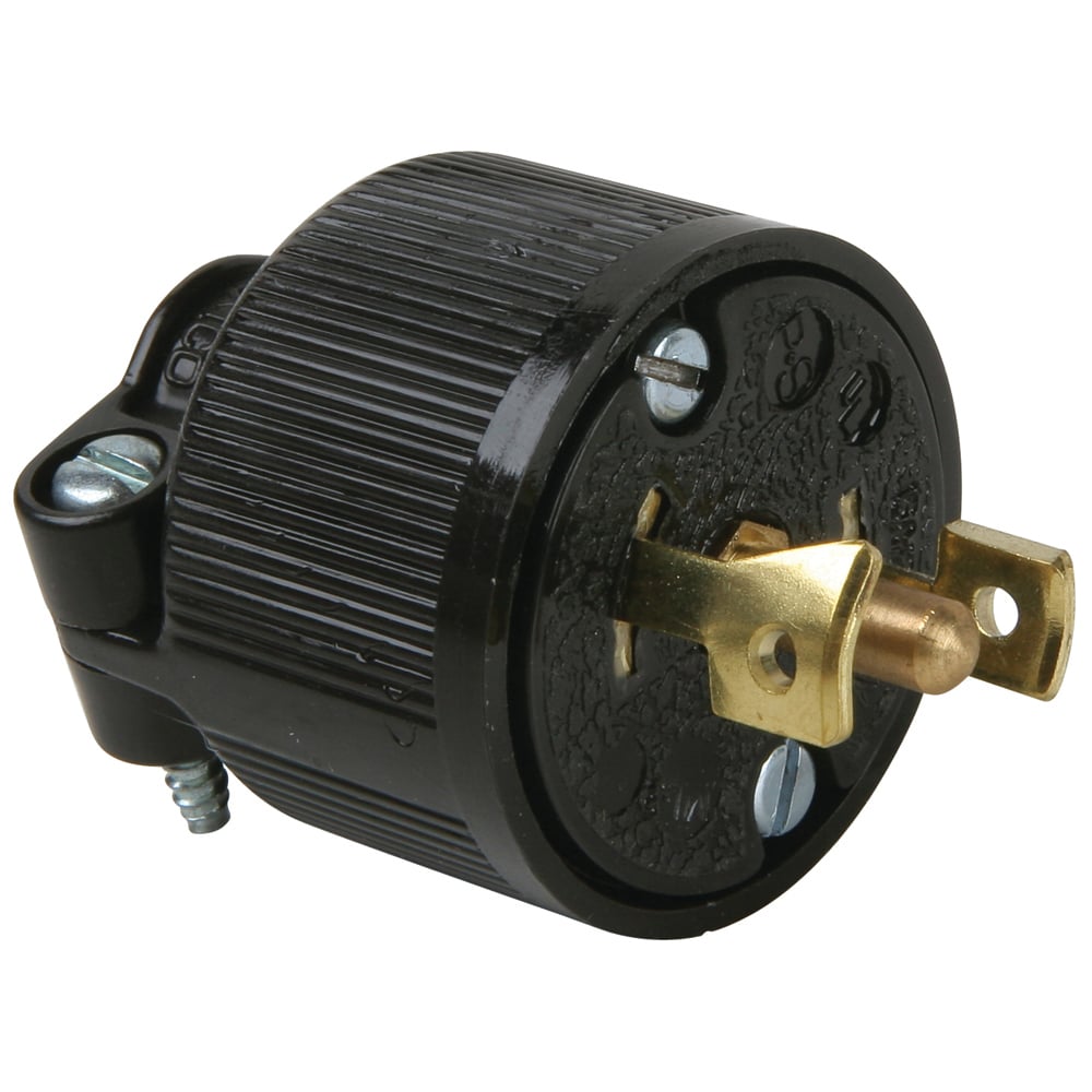 Midget Lock Plug 3pole 3wire 15amp 125/250volts