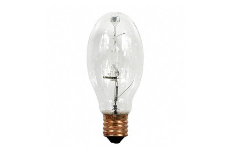 MVR400/U Quartz Metal Halide Lamp, ED37, Mogul Screw (E39), 400W, 33100/38000 LM, 4000K, 60 CRI, 20000 HR