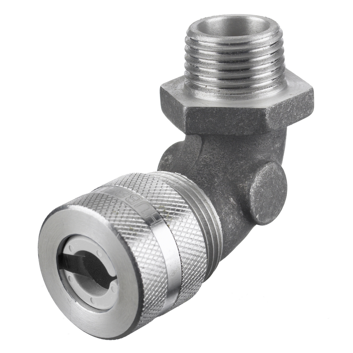 Kellems Wire Management, Cord Connectors, 90 Degree Male .31-.38", 3/8", Aluminum