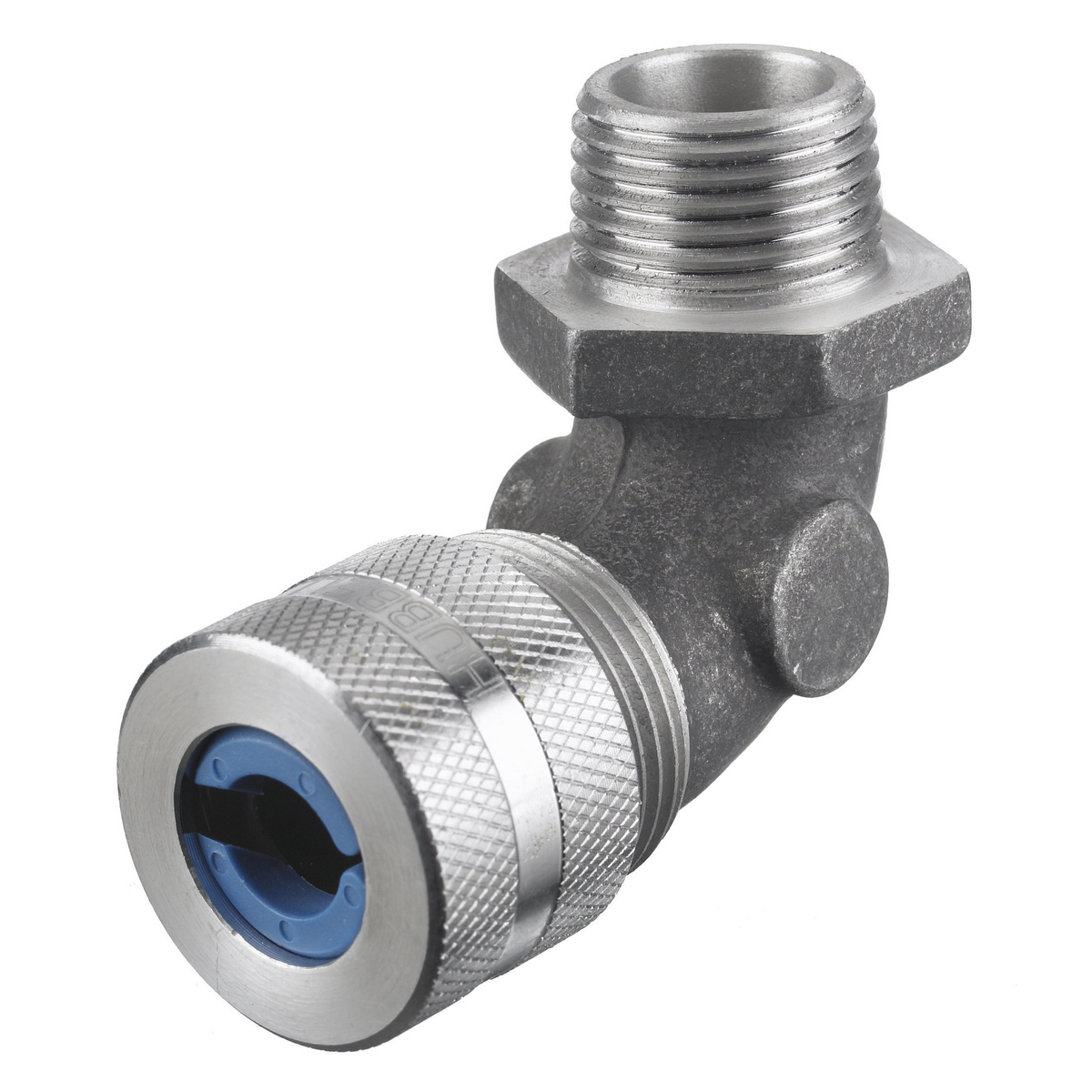 Kellems Wire Management, Cord Connectors, 90 Degree Male .38-.44", 3/8", Aluminum