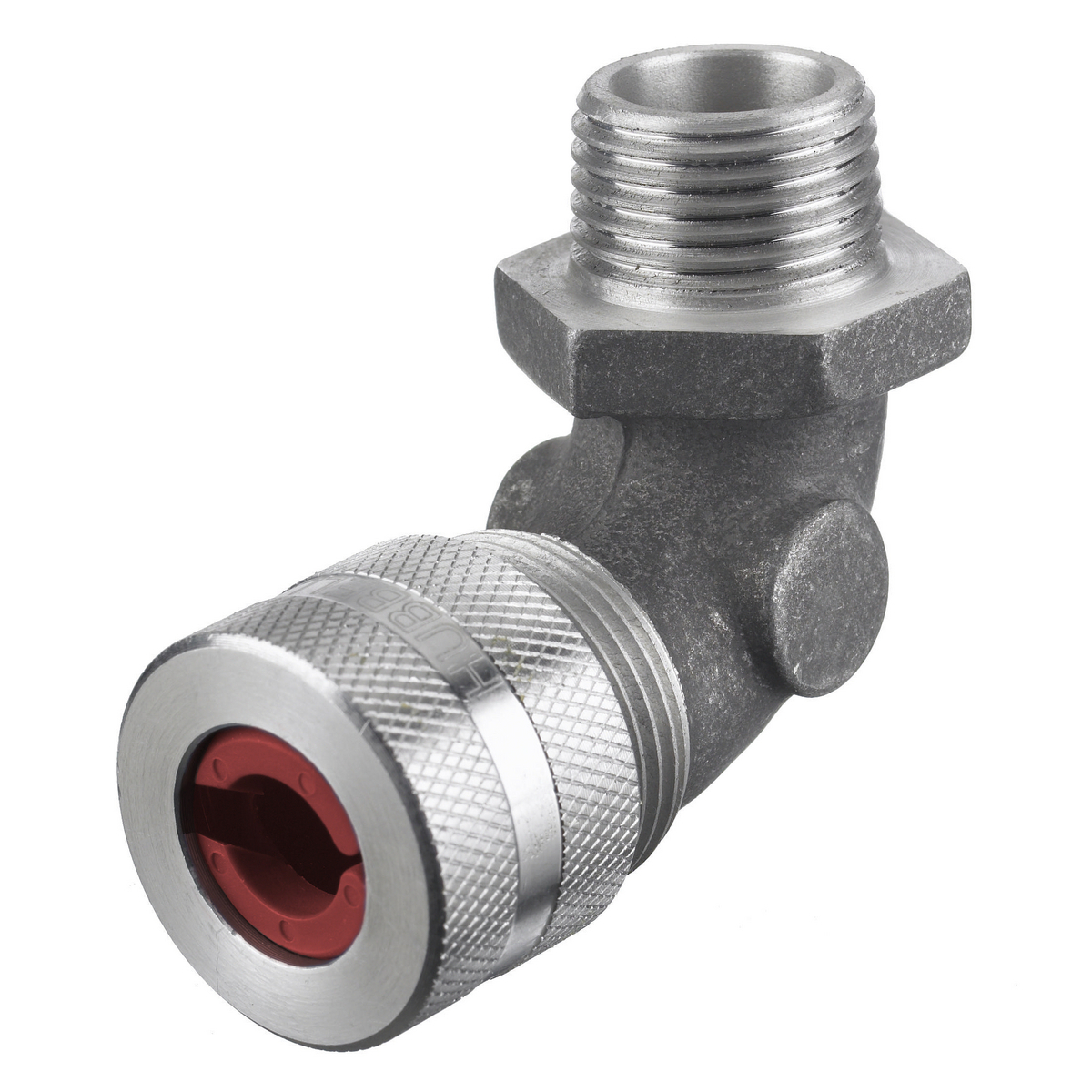 Kellems Wire Management, Cord Connectors, 90 Degree Male .19-.25", 1/2", Aluminum