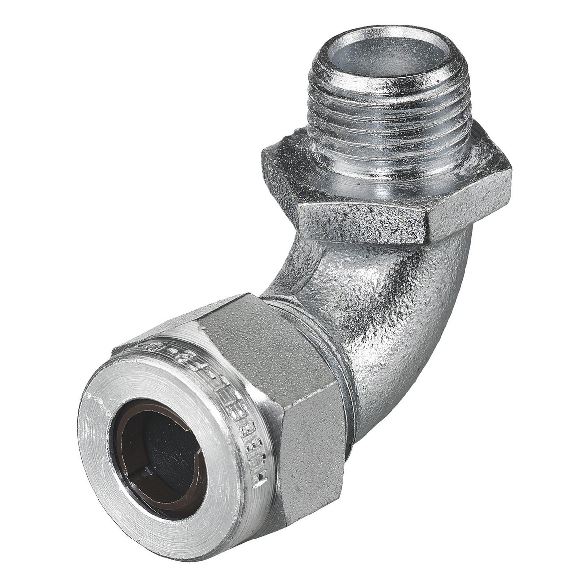Kellems Cord Connectors, 90 Male .50"-.63", ", Steel