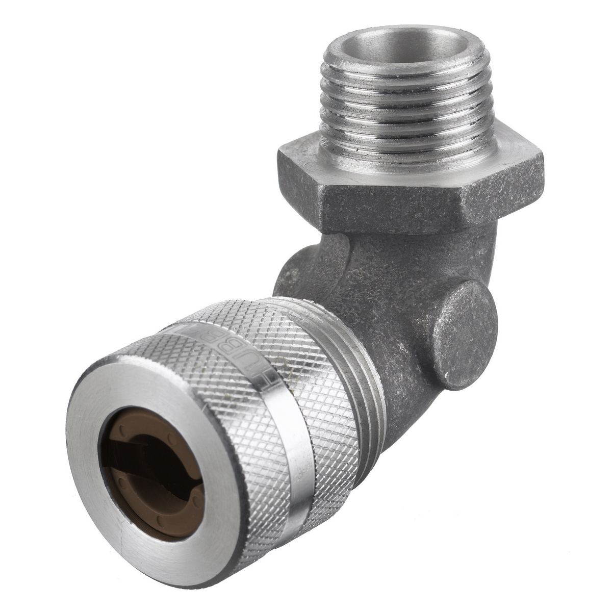Kellems Wire Management, Cord Connectors, 90 Degree Male .50-.63", 3/4", Aluminum