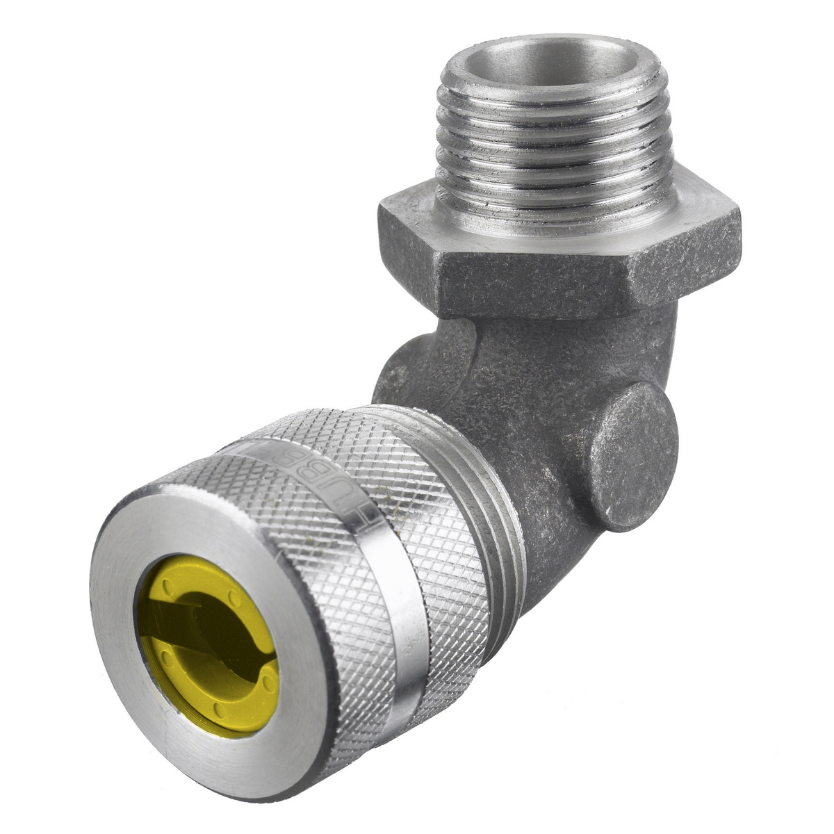 Kellems Wire Management, Cord Connectors, 90 Degree Male .63-.75", 3/4", Aluminum