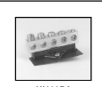 Midwest Electric NI100B2 Lug Assembly, Conductor Range (Main/Primary): 14 - 1/0 AWG Copper-Aluminum, 5 Ports
