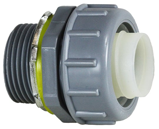 Straight, 3/4 in. Size, Threaded connection, Polyvinyl Chloride material