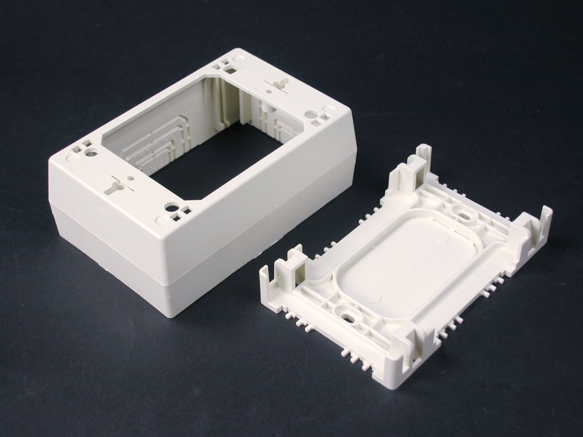 WM 1GANG DEEP DEV BOX White