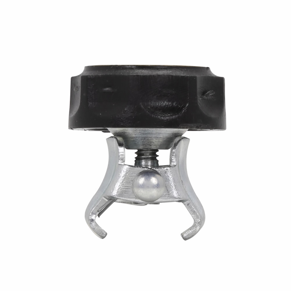 Eaton Bussmann series TRON fuse clip clamp, Used for Ferrule and Blade Type cartridge fuse clip, 250V, 0-30A, Non Indicating, Plated steel Jaws, Phenolic Knob